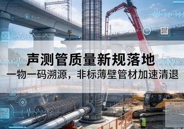 太平声测管质量新规落地，一物一码溯源，非标薄壁管材加速清退
